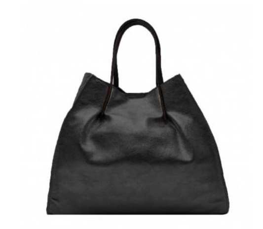 Dottie - Metallic Leather Shopper Bag