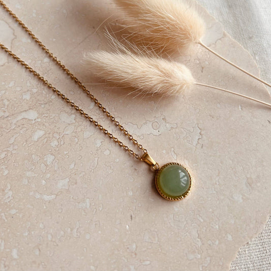 Little Nell - Jade Pendant Necklace