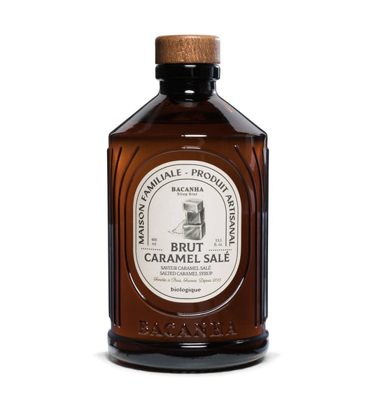 Raw Salted Caramel Syrup - Organic - 400ml - 13,5 fl. oz.