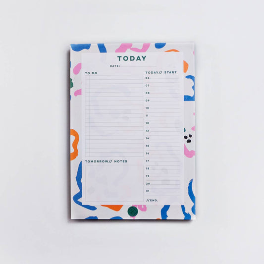 The Completist - Ghost Flower Daily Planner Pad